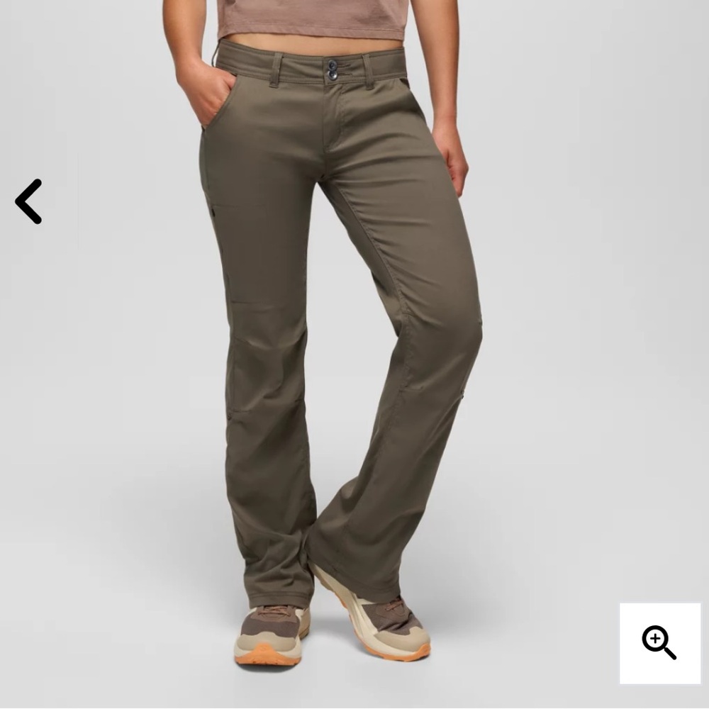 Prana Olive Short Seam Pants